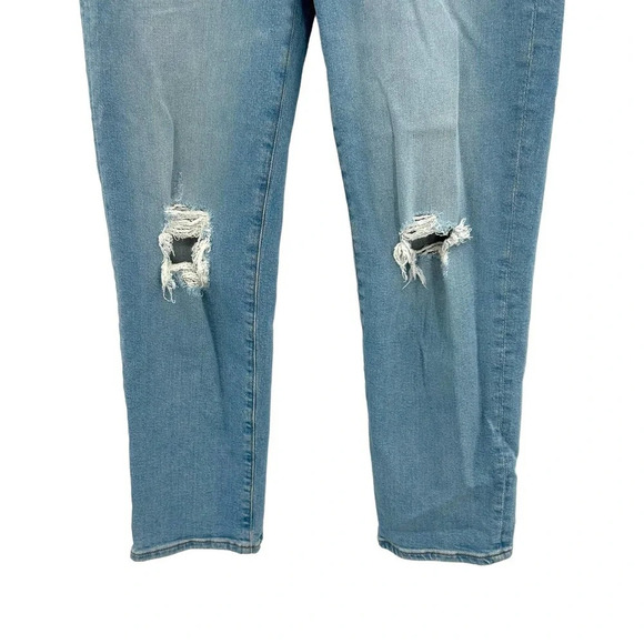 Madewell The‎ Petite Perfect Vintage Straight Jean Danby Wash: Knee-Rip Edition - Picture 5 of 11
